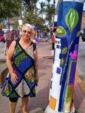 Casablanca tree painting in La Penita, Mexico